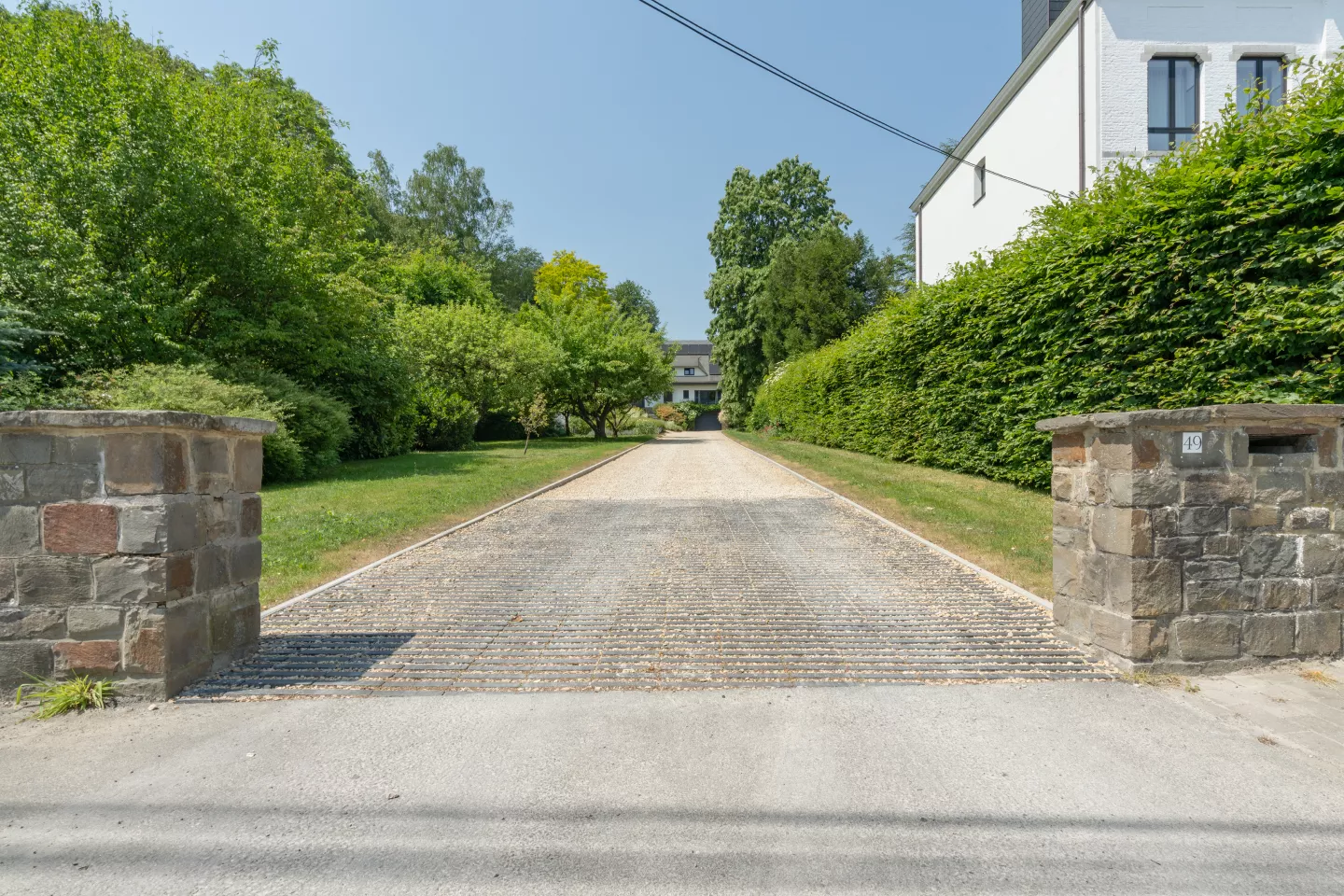 Aménagement du chemin privé