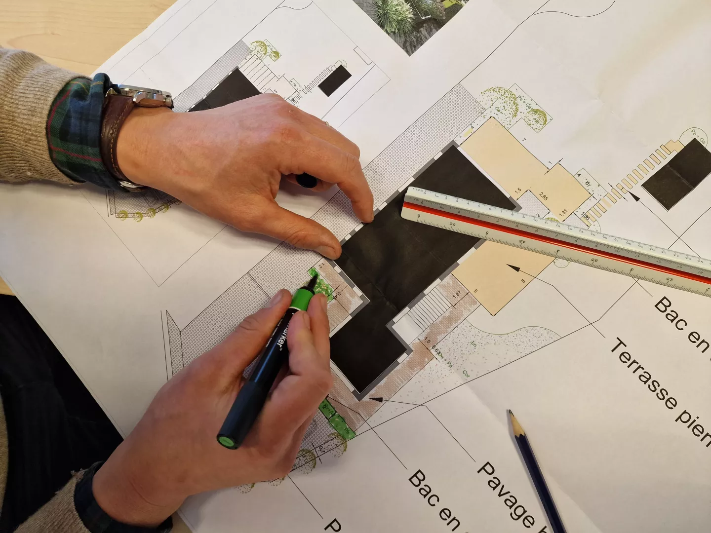 Leopold, notre architecte paysagiste réaliser des études paysagères en fonction de vos envies 