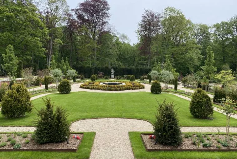 Belgique - Réalisation d'un jardin à la française