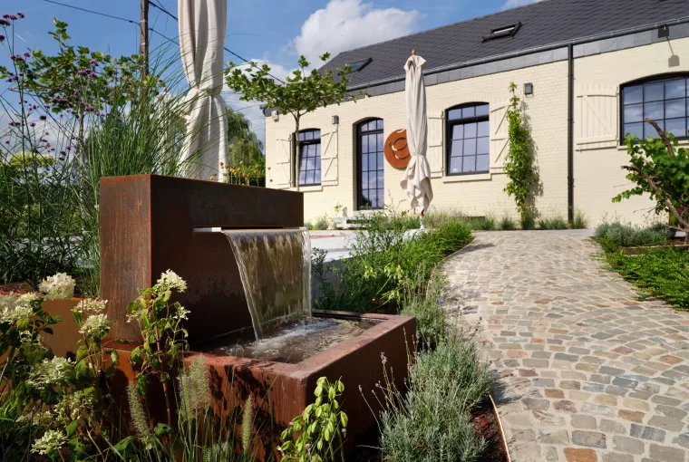 Signé Jean vous propose des fontaines en acier corten