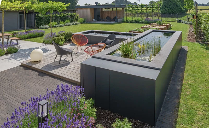 Structurer votre jardin en plusieurs espaces à l'aide de Signé Jean
